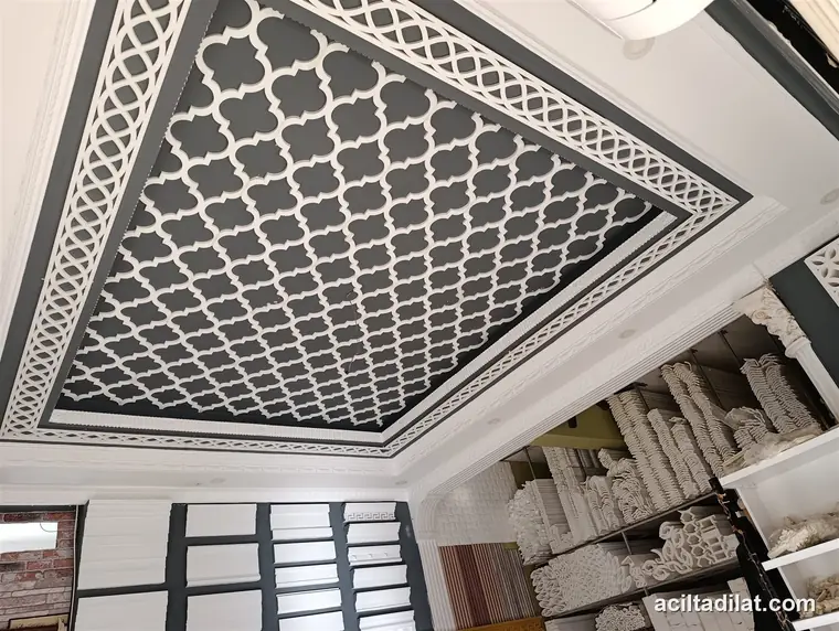 Dekoratif Tavan — Kartonpiyer Modeli — Alanya tadilat işlerimizden